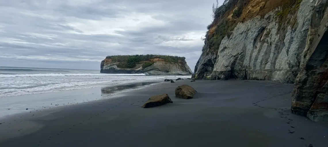 Peaceful beach scene representing calm and healing